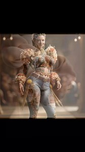 ●Isabella walks the runway like she was born in couture.●●•💛✨️ ●This exclusive video features two hairstyle transitions two outfit variations, showcasing how effortlessly she transforms from one bold look to the next. ●Curves. Confidence. Couture denim with floral armor. ●Brazilian beauty re-defined. 🌺🔥 ●Welcome to the jungle of luxury denim where every detail blooms. ●Designer: Haus By Hassanah●●•💛✨️ 2026 Collection Preview ● Couture Denim Rose #HausByHassanah #Couture #style | Haus Hassana