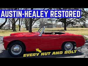 It Took 12 YEARS To RESTORE This Austin-Healey Sprite!