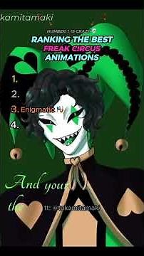 I Rank The Best Freak Circus Animations #pierrot #harlequin #thefreakcircus #freakcircus
