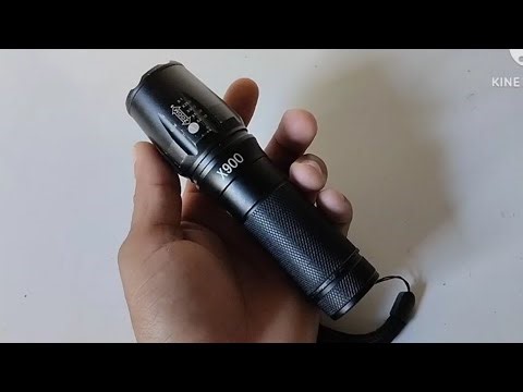 Lanterna LED X900: desmontagem e manutenção