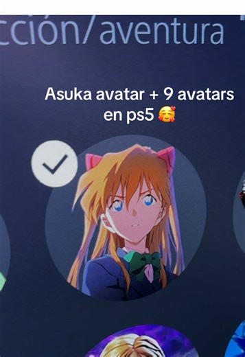 Avatares de Evangelion para PS5: Asuka y más
