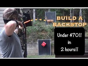 Archery Backstop Build