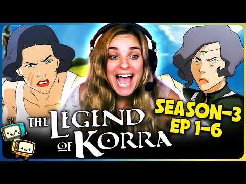 THE LEGEND OF KORRA (2014) Season 3 Episodes 1-6 Reaction! | First Time Watch!