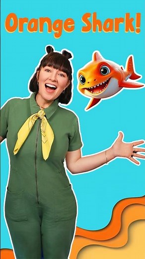 Baby Shark (Color Shark) ORANGE | Nursery Rhymes & Kids Songs | Toddler Learning