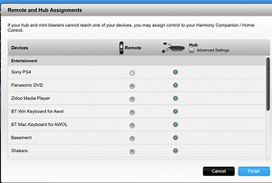 Harmony elite help-  IR coming from the wrong place...