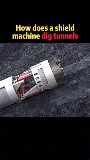 How does a shield machine dig tunnels #knowledge #science