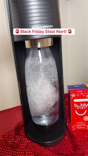 I cannot believe the black Friday price of the sodastream Terra. And I can get all of the CO2 cartridges and flavors on sale as well.@SodaStreamUSA ##sodastream##blackfriday##bfcm##cybermonday##TikTokShopCreatorPicks