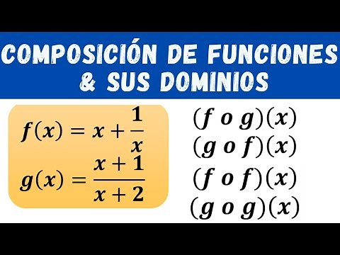 COMPOSITION OF FUNCTIONS and their domains (With 2 and 3 FUNCTIONS)