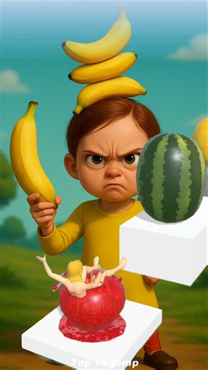 squeeze girl jump 🦘 Android Gameplay funny #games #shorts