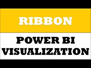 How to use ribbon chart in power bi
