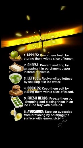 19K views · 91 reactions | Stop wasting food!  These 6 simple storage hacks will keep your avocados green, your cookies soft, and your herbs fresh. DidYouKnow #LifeHacks #KitchenSecrets #FoodHacks #KitchenHacks #FoodStorage #FoodTips #SaveMoney #LessWaste #MealPrep | Gracia Robles | Facebook