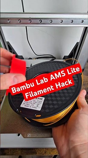 Spool too loose for your AMS Lite? This 3D print fixes it fast. Works with most third-party filament