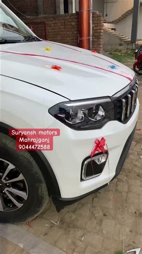 ScorpioN 7Dmat lamination Guard Door visor crome install #suryanshmotors #scorpion