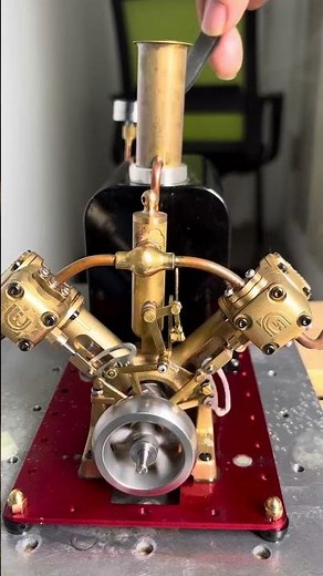 This Tiny Steam Engine Actually Works! #DIY #HowItWorks #BuildKit #Gadget #SteamPower #DIYSteam