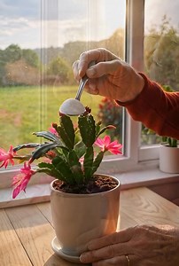 Stop Weak Growth — Use Powder Fertilizer the Right Way for Christmas Cactus Guide in 👉comments | My Garden Secrets