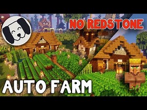 Minecraft : How To Build An Automatic Farm! (Carrots/Potatoes/Beetroot) Tutorial