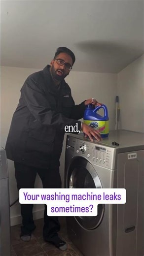 Your washing machine leaks? Try this, might help