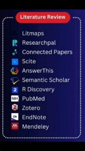 Top AI tools for Literature Review #viral #shorts #literaturereview