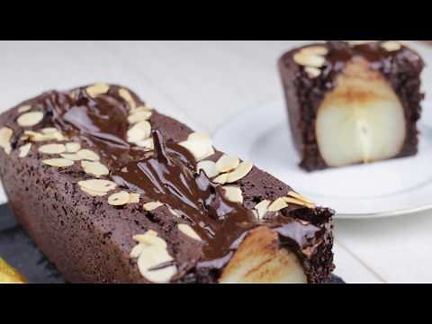 Cake chocolat-poire