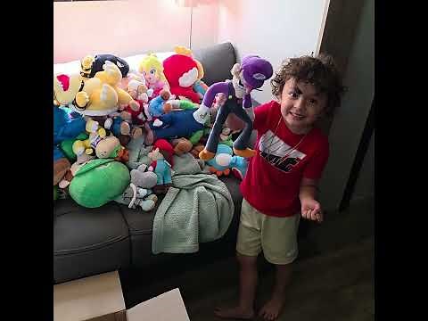 My 4-Year-Old’s EPIC Mario Plush Collection! 🍄✨ | Every Mario Character in One Video!