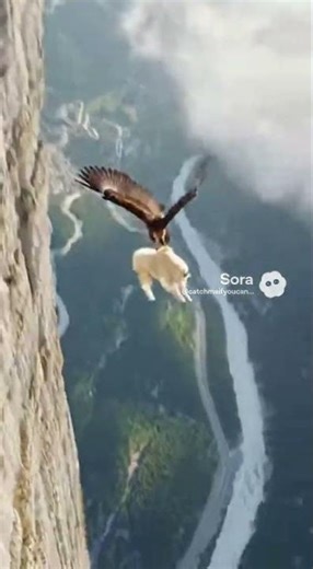 Eagle Tries to Lift a Mountain Goat… BIG Mistake 😳🦅🐐💥