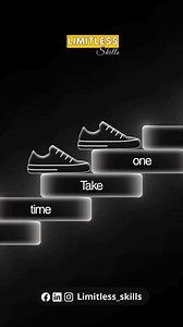 1.1K views · 11 reactions | Take one step at a time. Don‘t try to big things at once. It won’t work in most cases. Take one step at a time. #stepbystep #disciplined #habits #WORK | Limitless Skills | Facebook