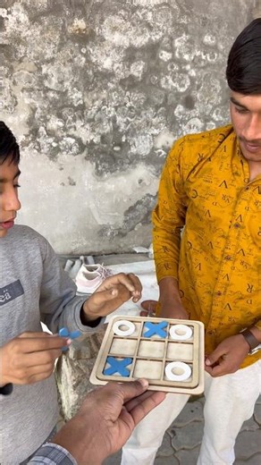 TIC TAC TOE GAME COMPETITION 🙌💪 #shorts #shortvideo #tictactoe