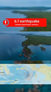 231K views · 4.2K reactions |  M6.7 EARTHQUAKE STRIKES INDONESIA ...