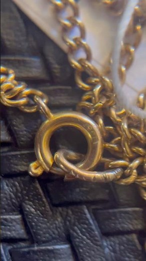 Vintage 9ct gold necklace great finds #jewelry #handmade #vintage