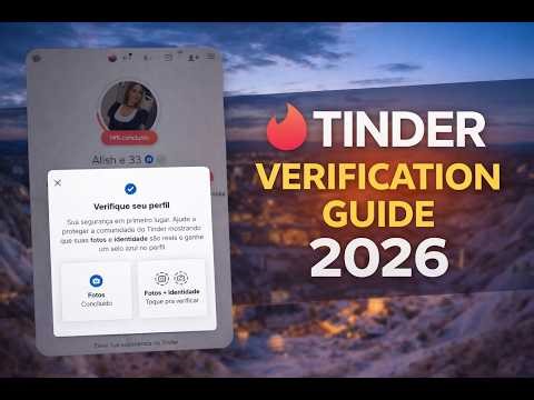 Tinder Verification Guide 2026 | Profile & Face Verification Fix (Latest Update) Tinder 😎✔
