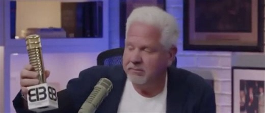 Glenn Beck honors Charlie Kirk by displaying Rush Limbaugh’s golden microphone while guest hosting his show