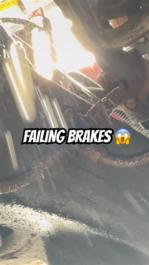 Rusted brake line has major leak!! #shorts #mechanic #automotive