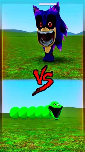 🩸Sprunki Sonic.EXE VS Hungry Worm Green🐛│Garry's Mod NPC Fights #sprunki
