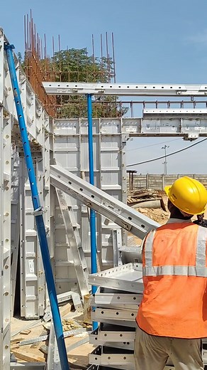 Mivan Formwork Carpenter Shuttering Work #construction #civil #steel #project #Building #mivan @highlight | Nintu Majumder