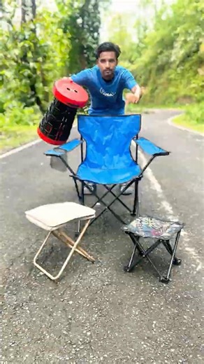 Folding Stools Vs Big Camping Chair Unboxing 🔥 #shorts