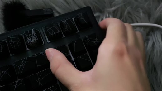 Black Spider-Man Mechanical Keyboard ASMR Experience