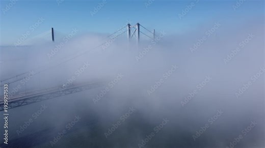The Queensferry Crossing, a major road bridge in Scotland spanning the Firth of Forth.