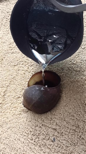 The satisfying result of lost-shell casting #reels #fyp #satisfying #restoration #art | Mildred Tolson