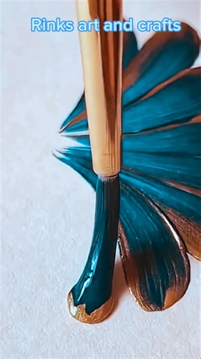 Easy Yellow Flowers Painting #artvideo #flowerpainting #viral #arttutorial #shortvideo