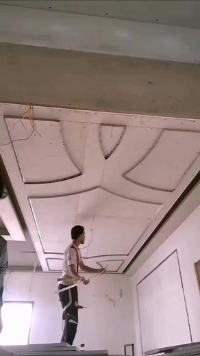 Fancy Ceiling Design fitting & cutting technique | AlKarim Ceiling Pvt Ltd.