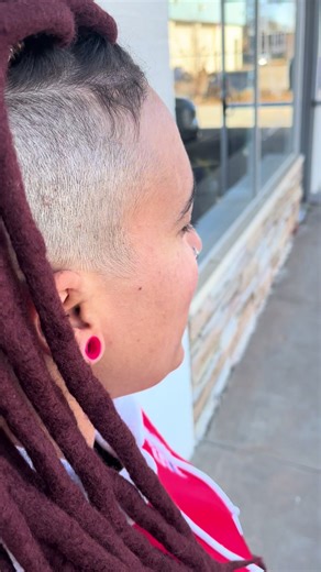 🤎 Wool Dread Extensions handmade & installed by me. #sadiethehairslayer #wichitakansas #fyp #dreadextensions