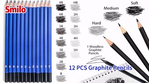 Smilo 76-Piece Art Supplies Sketching Kit with Sketchbook and Travel Case | Graphite Charcoal Watercolor Metallic and Woodless Pencils, Art Knife, Sandpaper Block, Drawing Set for Adults and Beginners