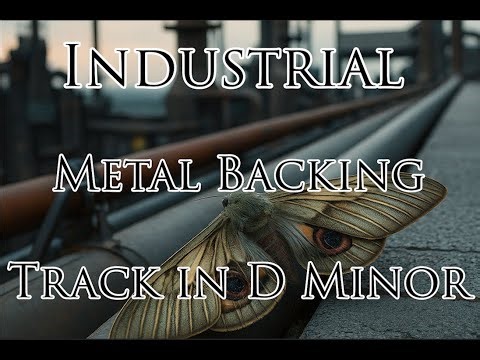 Industrial Metal Backing Track in D minor