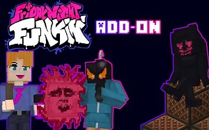 我的世界 x 各种各样的FNF模组【FNF/Minecraft】mSenpai - Whitty - Corruption Girlfriend in Min