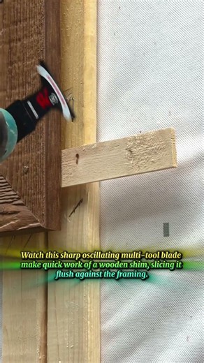 Making Clean Flush Cuts With Oscillating Multi Tool