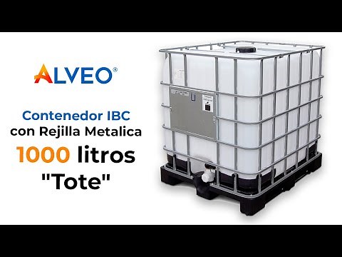 Contenedor IBC con Rejilla Metalica 1000 litros "Tote"