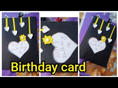 DIY Birthday Card Ideas || handmade birthday card || easy birthday card tutorial || birthday card