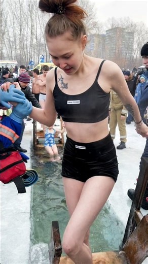 part366#LakeBaikal👙Baptism😱Festival🧊#RussiaTourism#BlueIceTou #Winter🌊#TravelGuideLake Baikal#icebat