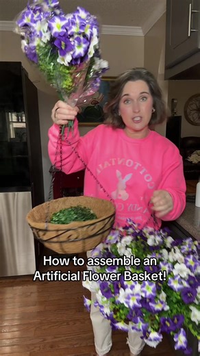 How to Assemble a Full Artificial Flower Basket