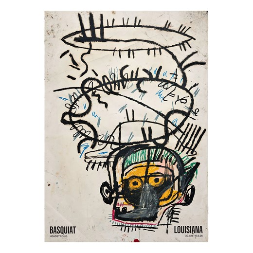 Louisiana Museum of Modern Art Jean-Michel Basquiat - Head 1982-83, A0 juliste